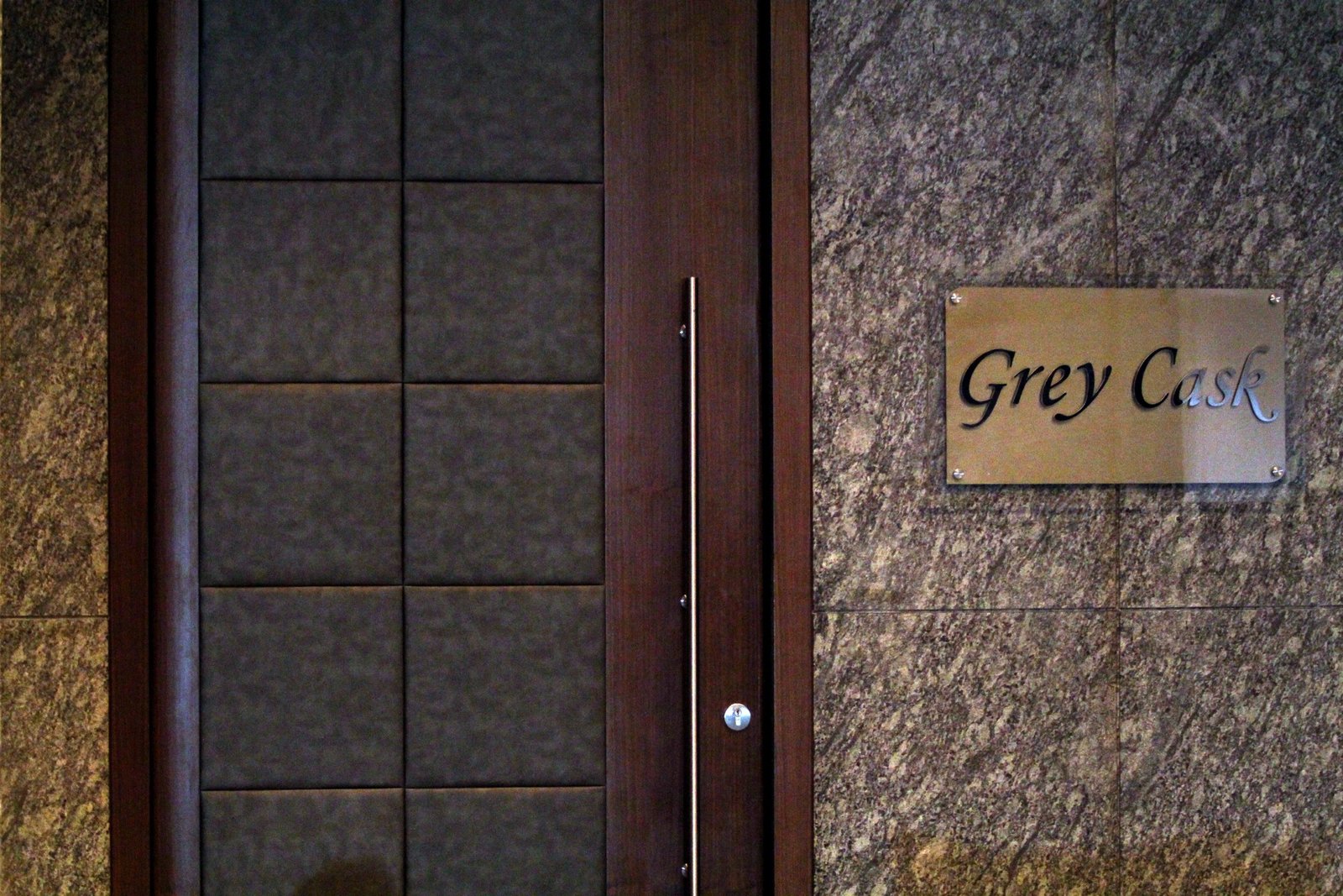 Grey Cask bar entrance